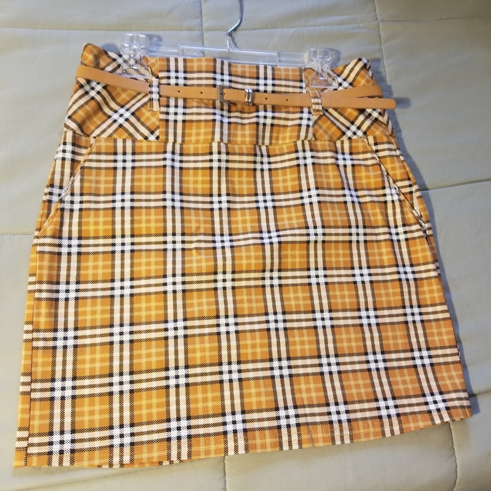 Plaid Skirt